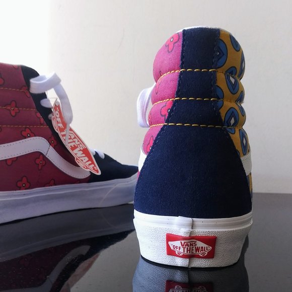 Vans Men\'s Sk8 High Top Leather Suede / Canvas Sneaker main image 4